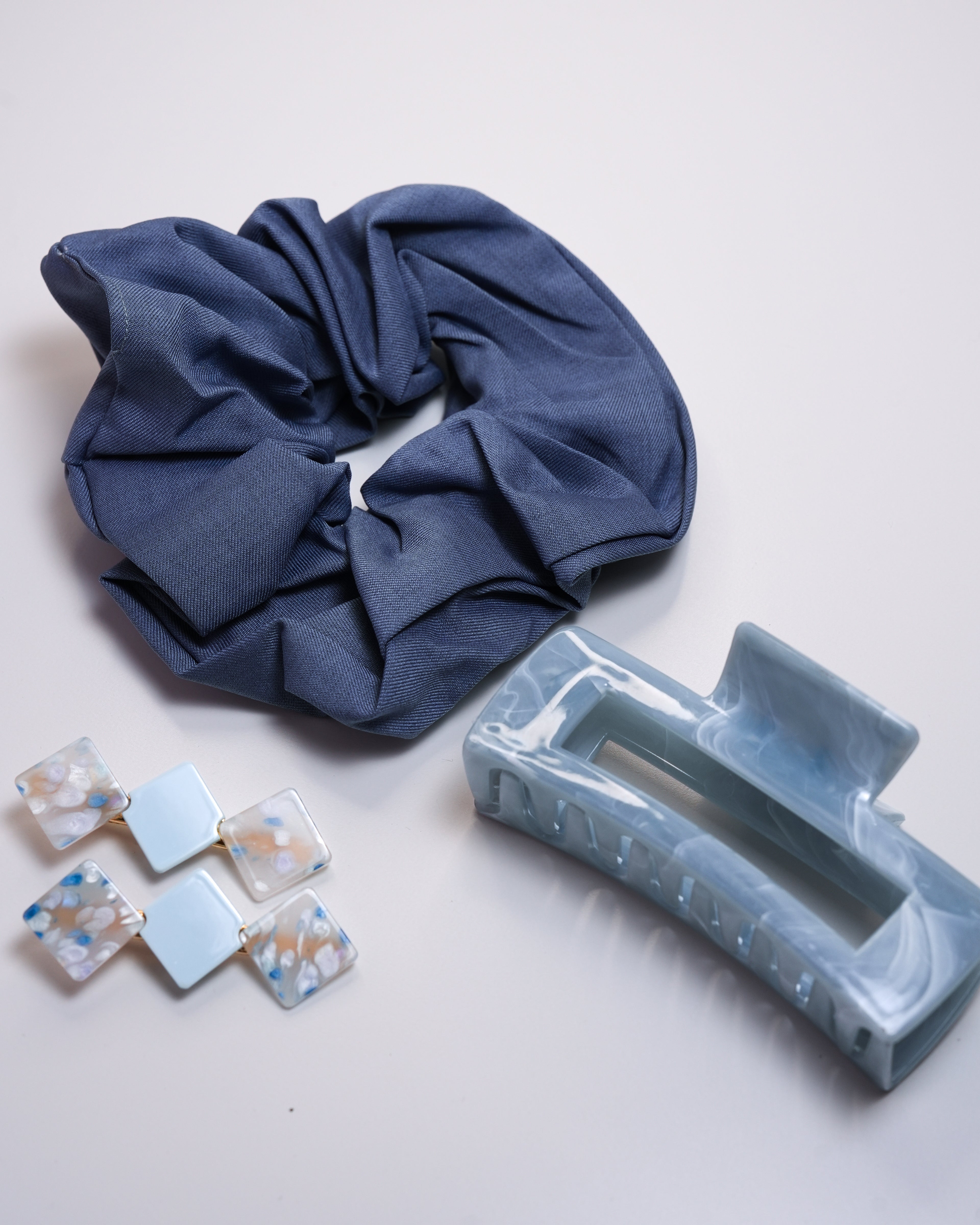 Blue Mini Hair Accessories Set