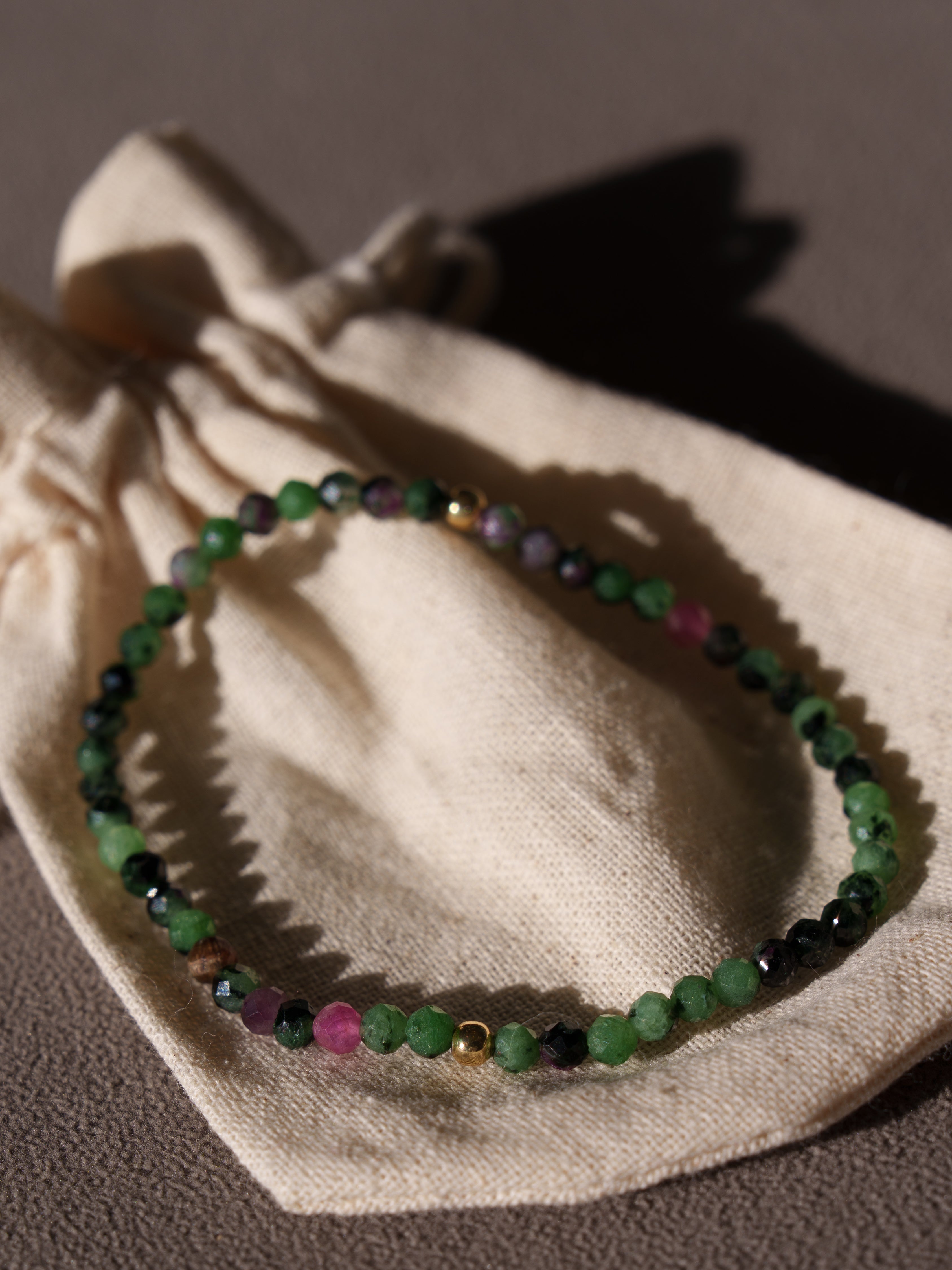 Ruby Zoisite Bracelet
