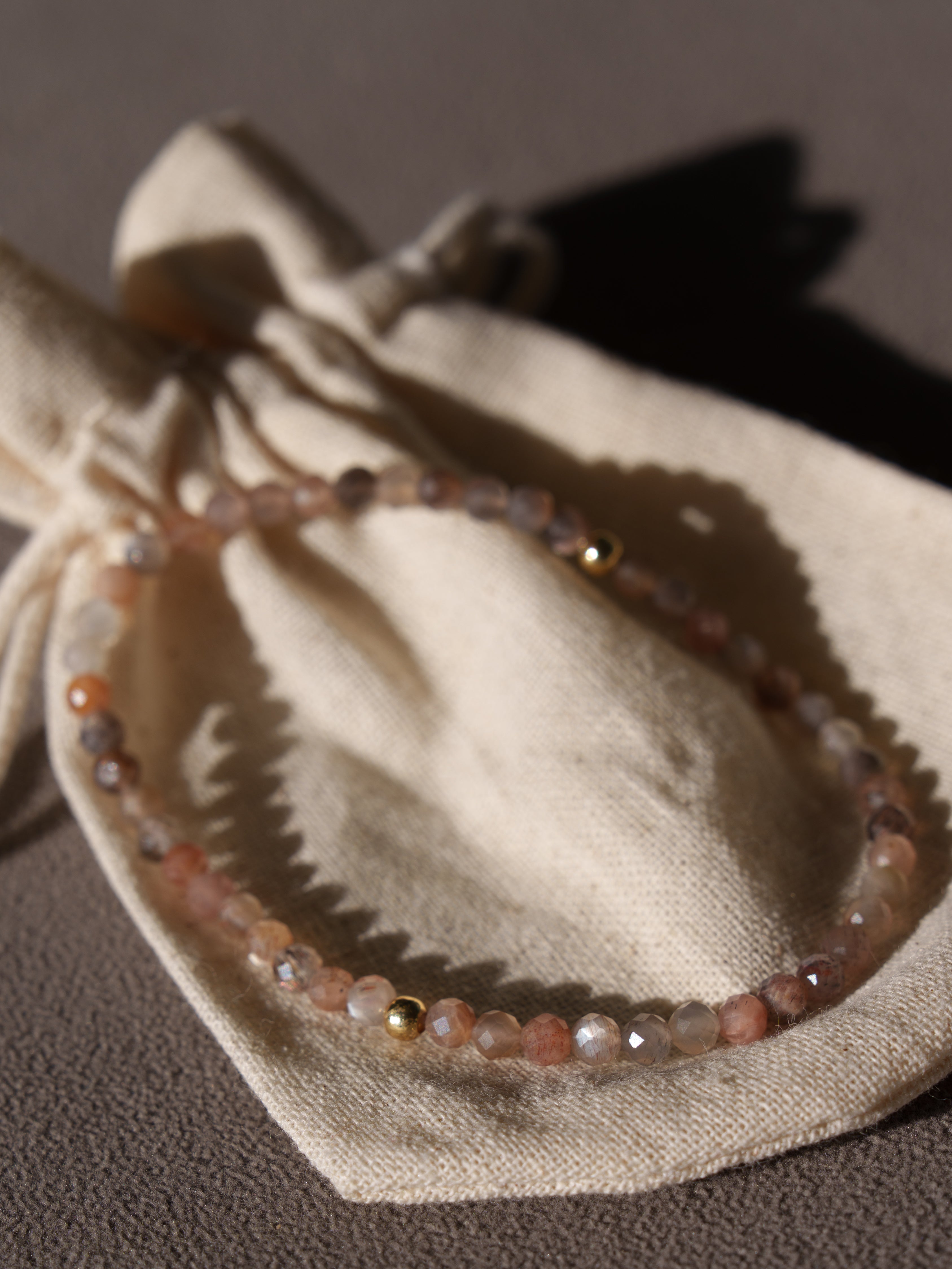 Grey Moonstone Bracelet