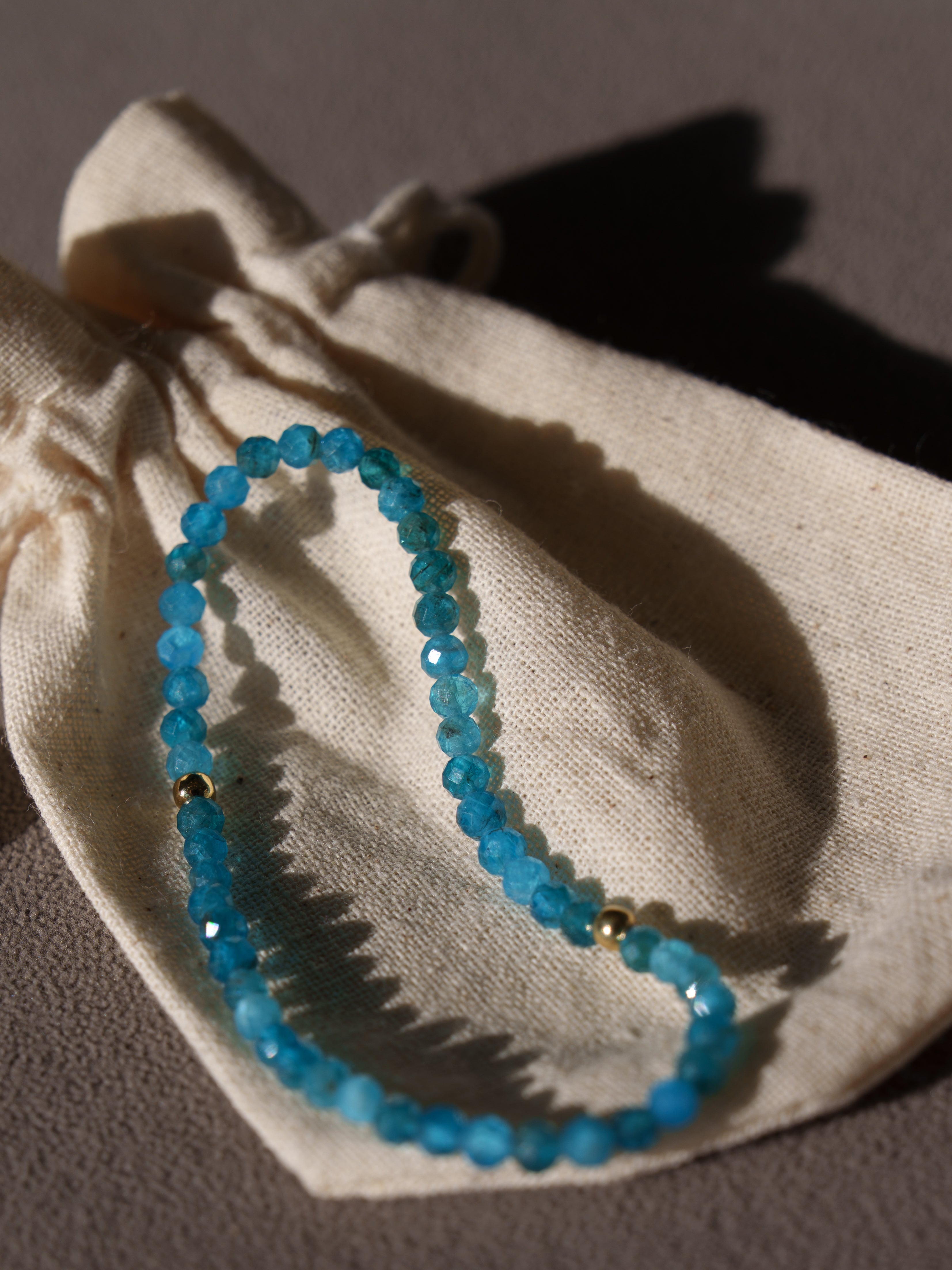 Blue Apatite Bracelet