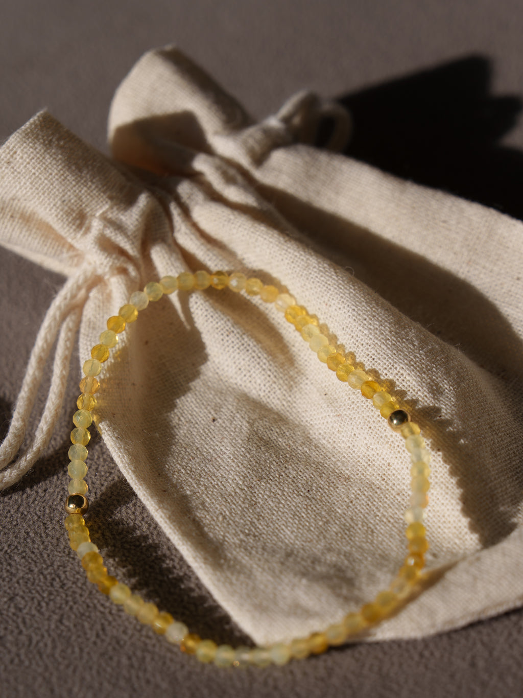 African Yellow Opal Bracelet