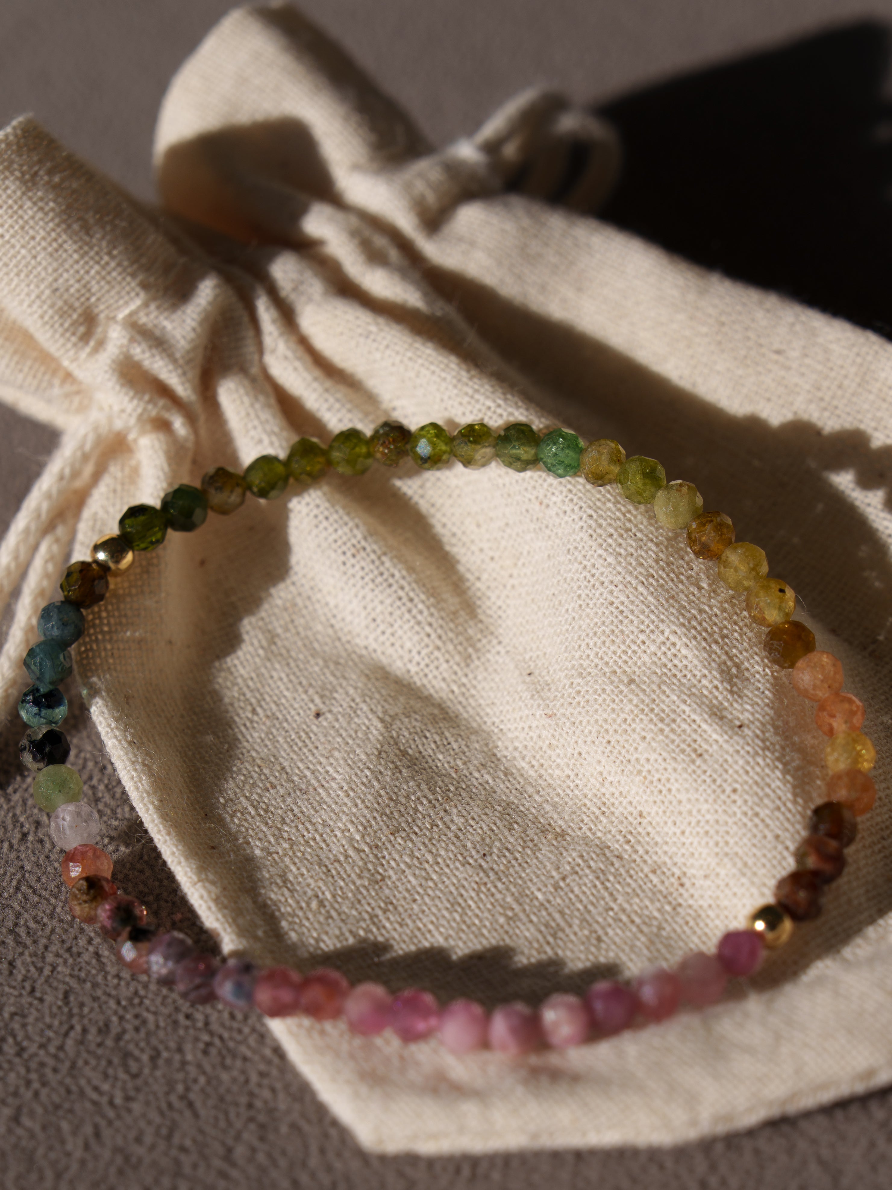 Watermelon Tourmaline Bracelet