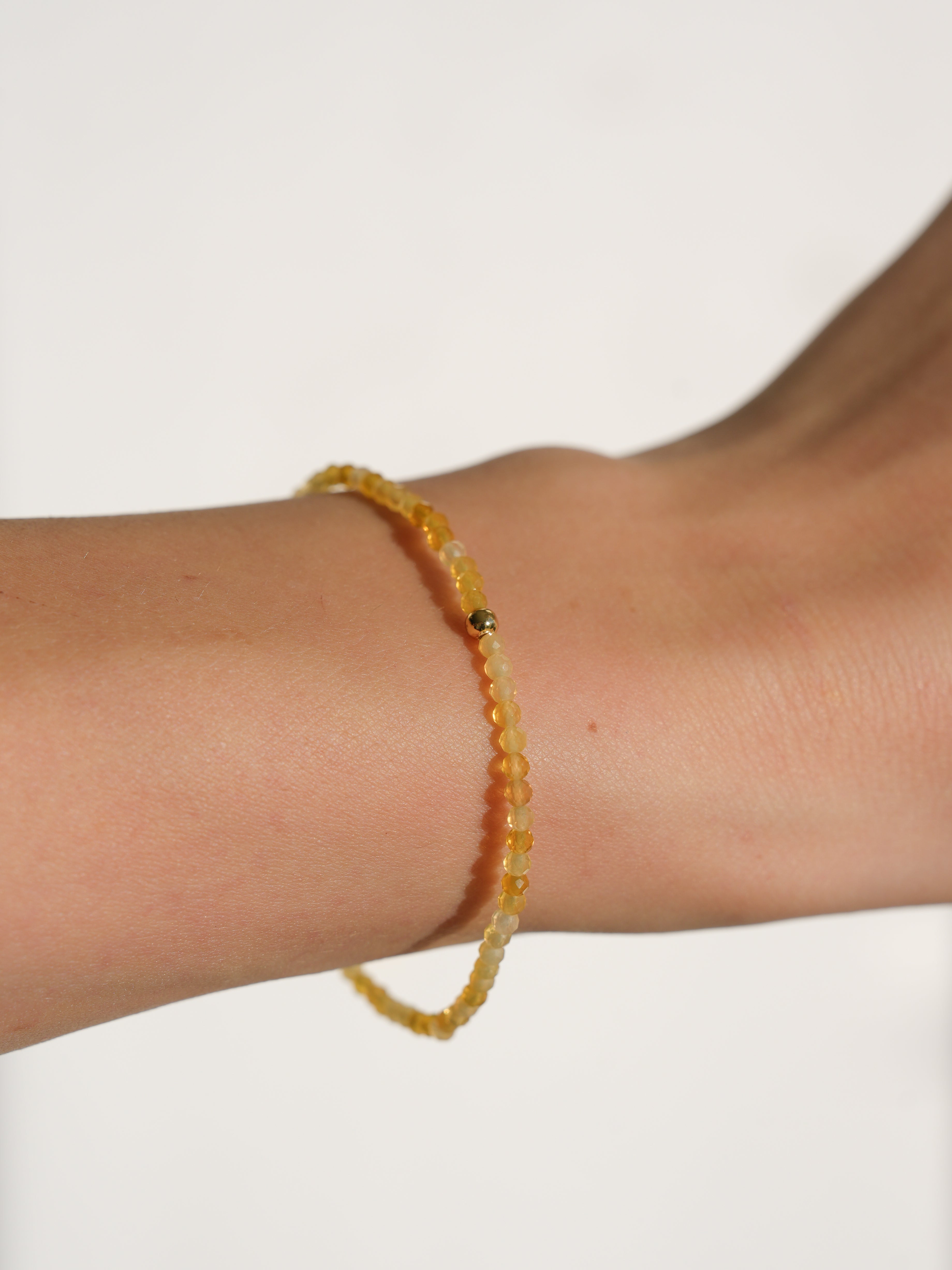 African Yellow Opal Bracelet