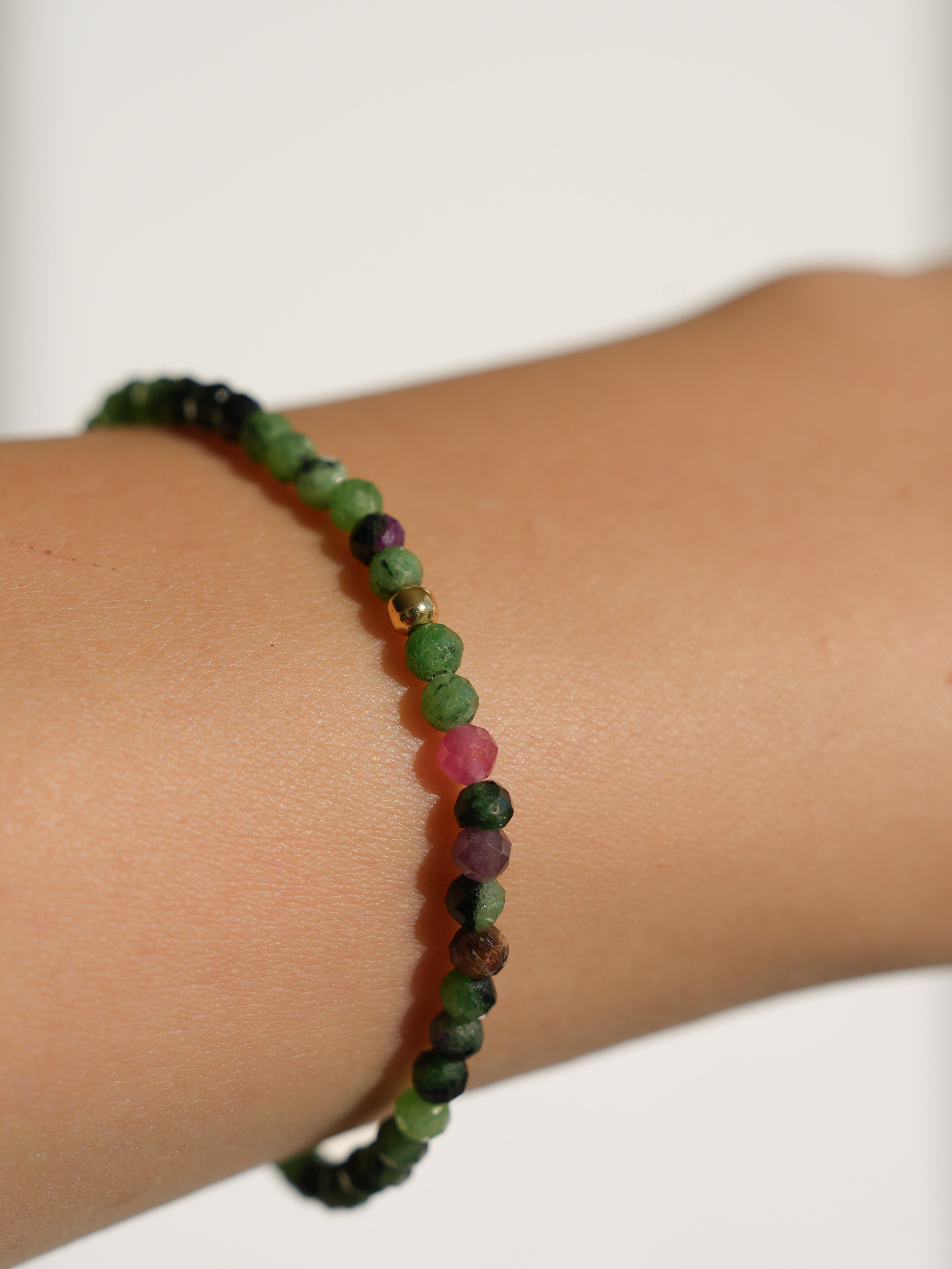 Ruby Zoisite Bracelet