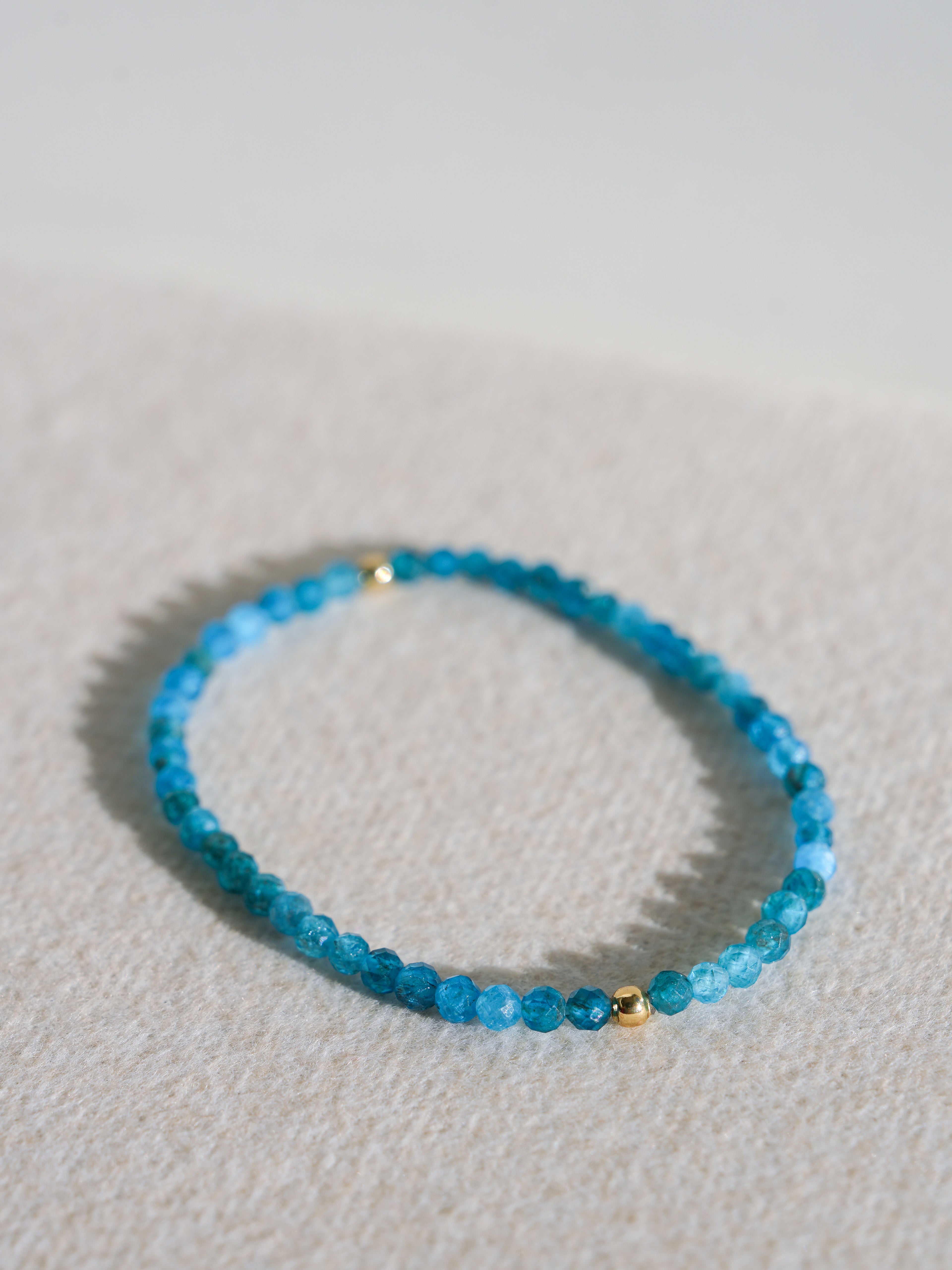 Blue Apatite Bracelet