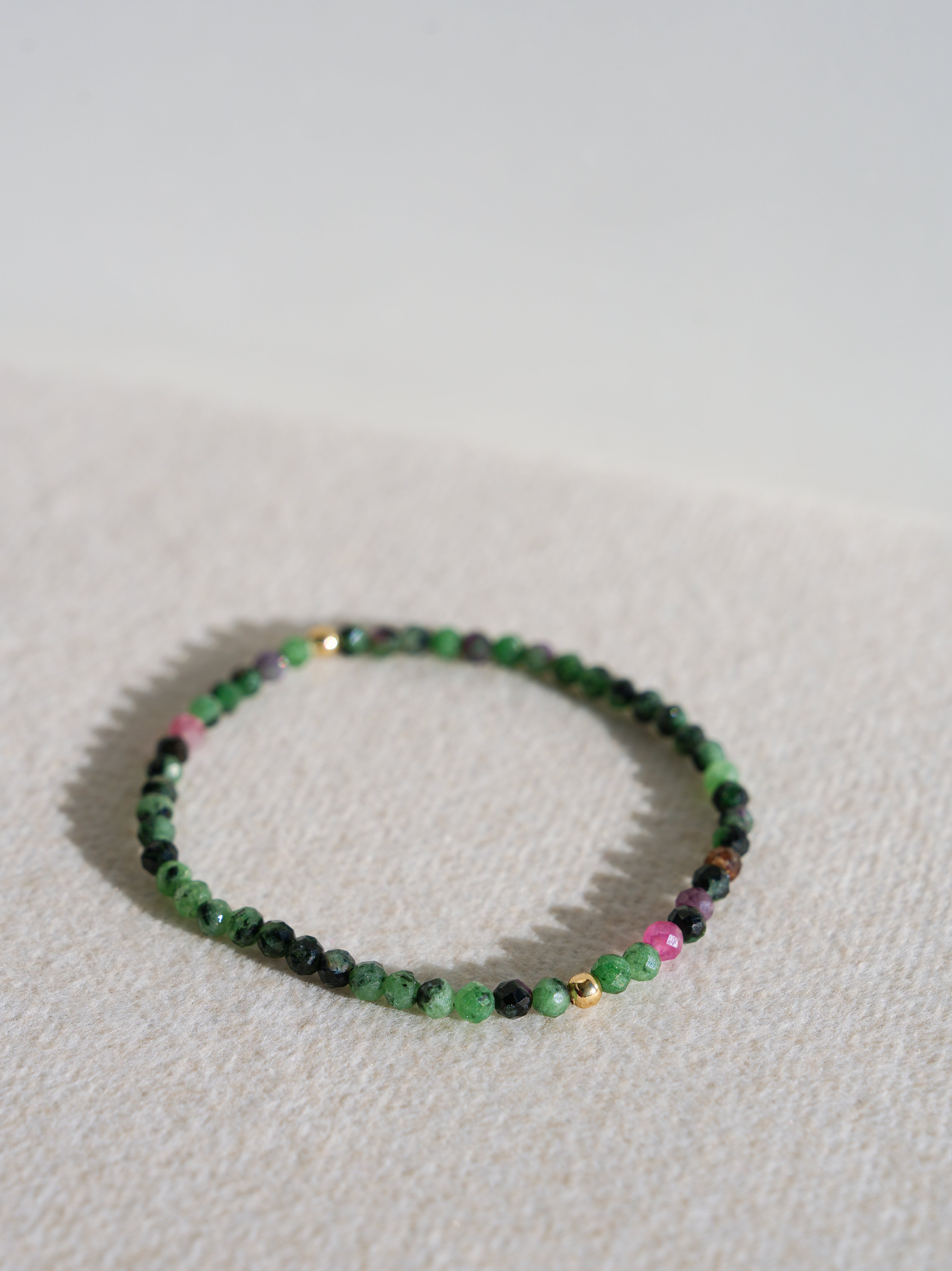 Ruby Zoisite Bracelet