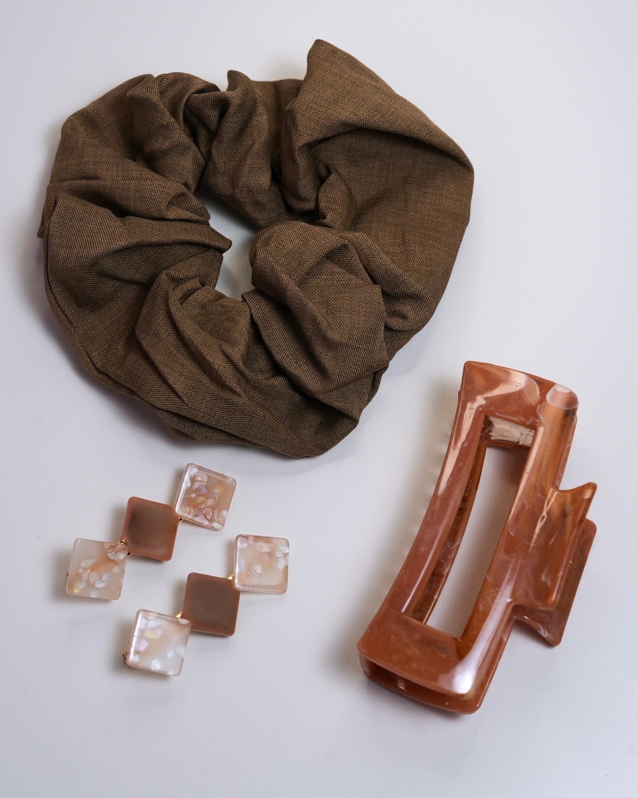 Brown Mini Hair Accessories Set